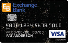Exchange Bank Visa Bonus Rewards Card
