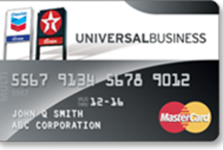 Chevron and Texaco Universal Business MasterCard® Card
