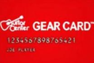 Guitar Center Credit Card