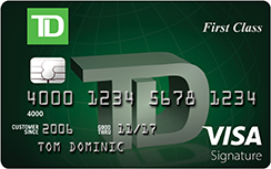 TD First Class℠ Visa Signature® Credit Card